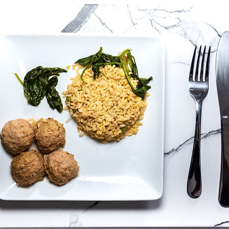Teriyaki Meatball Fried Rice Image